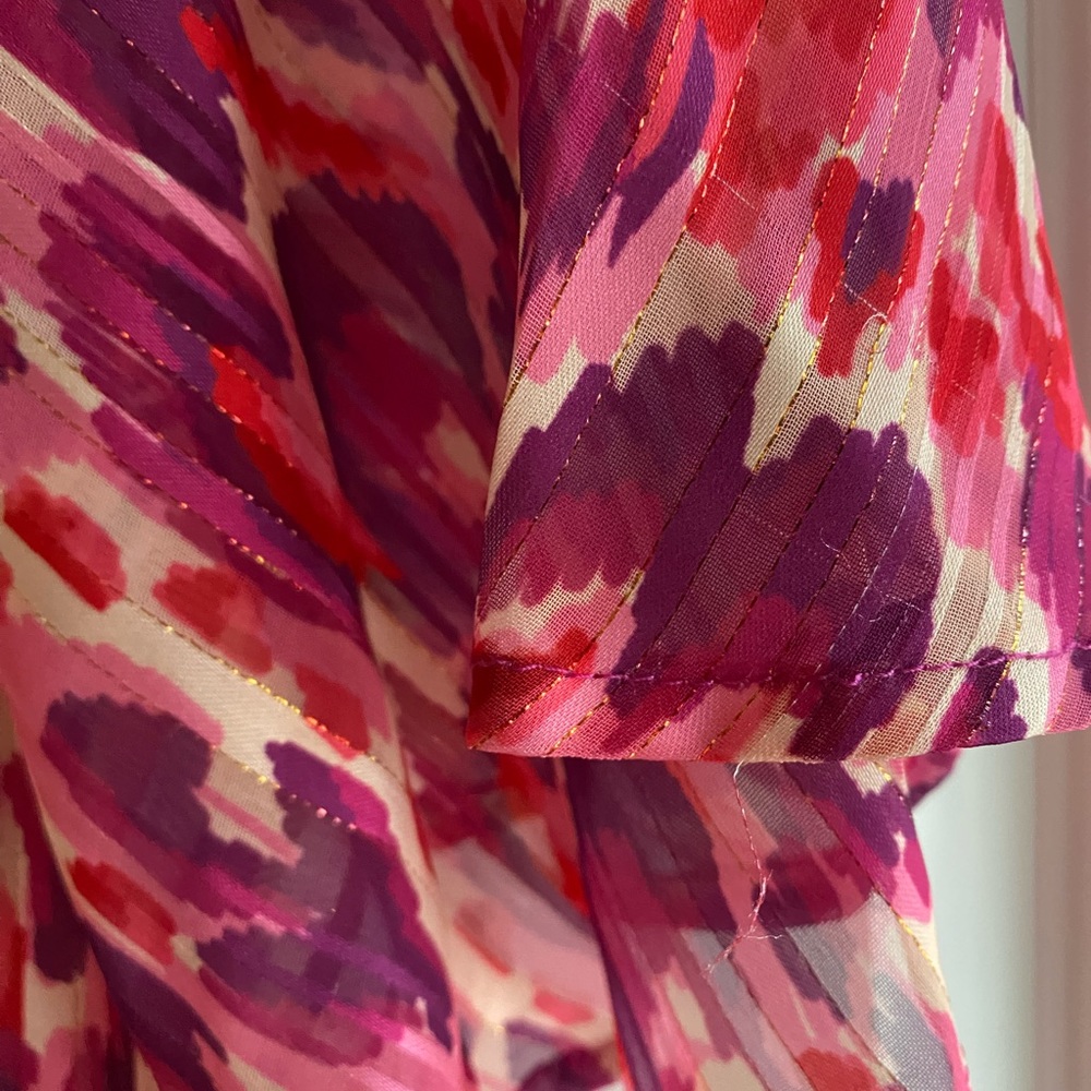 Zara Aztec Print Ruffle Tier Dress - Picture 6 of 7